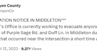 More than 10,000 evacuated from Idaho town after gas line explosion