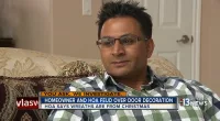 Homeowner and veteran Milan Thakkar took on his HOA after he received a $100 fine for two wreaths on his front door