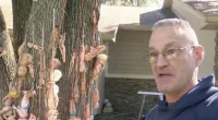 Kenneth Cain has turned heads with his 'creepy' Halloween decorations