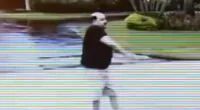 Mitchell Igelko was caught on security cameras vandalizing his neighbors yard