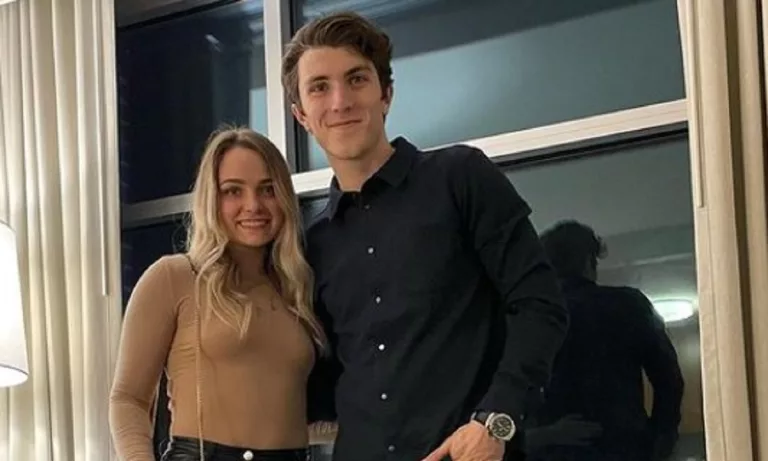 NHL Peyton Krebs Girlfriend Or Fiance Erica Holden