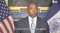 Mayor Eric Adams shared a video statement on social media.