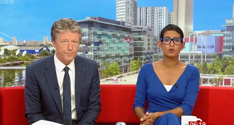 Naga Munchetty fuels 'feud' rumours with BBC Breakfast co-star Charlie Stayt