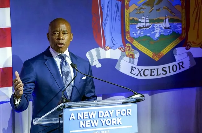 New York Mayor Eric Adams Gives Rousing Speech at Pro-Israel Rally: 'We Are Not Alright'