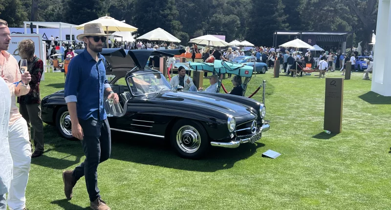 Edwin Castro was seen at the annual car gathering at Quail Lodge and Golf Club