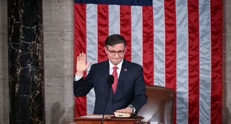 Newly-elected Speaker Mike Johnson defends homophobic comments