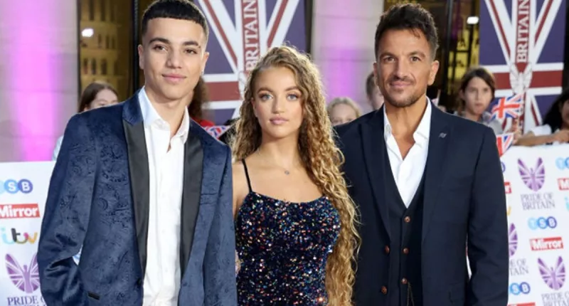 Peter Andre comforts pregnant wife Emily as children with ex Katie react to baby news