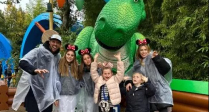 Peter Crouch and Abbey Clancy took their kids on a magical trip to Disneyland Paris