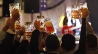 Austria's Beer Party — which outlandishly plans to give each adult a 90-pint barrel of free alcohol a month — has soared to third in the polls