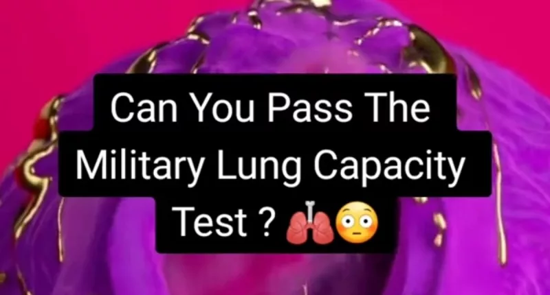 Popular TikTok breath test to see if you have military-strength lungs