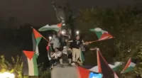 Pro-Palestine protestors shut down Manhattan chanting 'long live Hamas