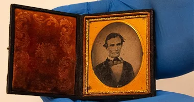 Rare, original photo of Abraham Lincoln gifted to Springfield museum