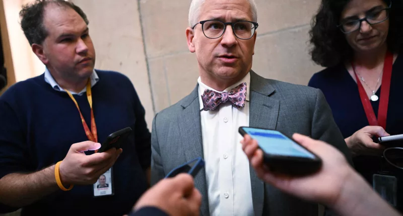 North Carolina Rep. Patrick McHenry was chosen to be the Speaker pro tempore following Kevin McCarthy's historic departure