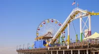 The Santa Monica Pier has been evacuated and police are at the scene after a man claimed to have a bomb