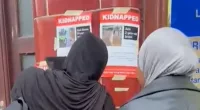 Shocking moment woman says 'this is for Palestine!'