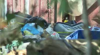 Squatters, homeless in Florida, leave neighborhood covered in trash