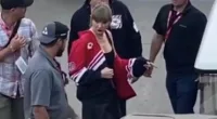 Taylor Swift: Travis Kelce's 'girlfriend' ARRIVES at Arrowhead