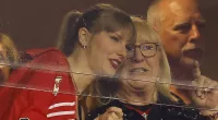 Taylor Swift chats with Travis Kelce's DAD for the first time