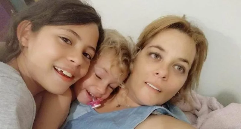 Terrified mother shares photo of her two daughters from captivity