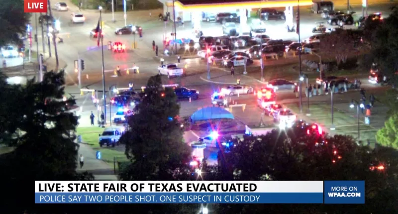 The Texas State Fair was evacuated after shots were fired