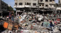 Trail of destruction left by Israel's night of rage