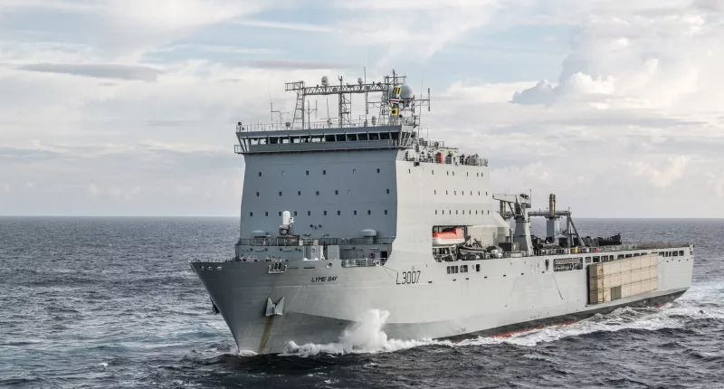 RFA Lyme Bay will be sent to the Mediterranean to support the UK's ally, Israel