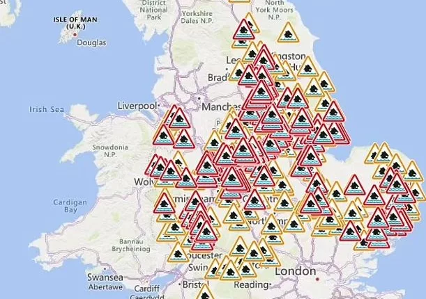 118 Flood warnings are in place