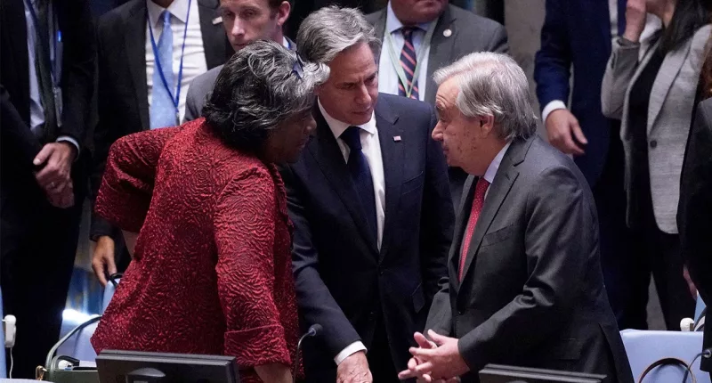 US removes mention of Iran from draft UN resolution on Israel-Hamas war over Russian demands