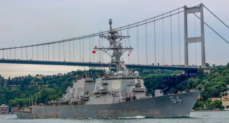 The US Navy destroyer USS Carney intercepted 15 drones and four missiles in the Red Sea
