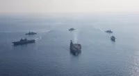 The world’s largest aircraft carrier USS Gerald R. Ford has been sent to the eastern Med in a show of military support from the US