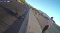 Video: Bike victim's family, Vegas police in moments at hit-and-run scene