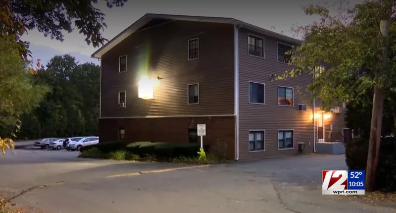 Residents at Canterbury Village in Rhode Island were forced to leave on Tuesday after the apartment building was condemned