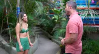 Kat Izzo talking to Jesse Palmer in