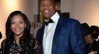 Jameis Winston and his wife, Breion Allen, attend the Super Bowl Gospel Celebration in Atlanta
