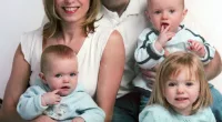 Kate and Gerry McCann with Madeleine and twins Sean and Amelie before their family was torn apart