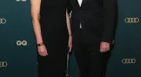 Carmel Tebbutt and Anthony Albanese pictured at the GQ Australia Men of The Year Awards on November 14, 2018, in Sydney, Australia