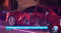 A car crash in Malibu, California, claimed the lives of four women