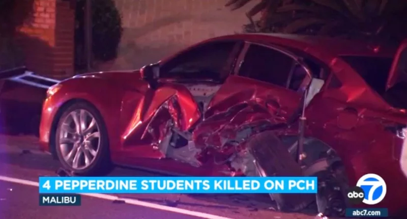 A car crash in Malibu, California, claimed the lives of four women