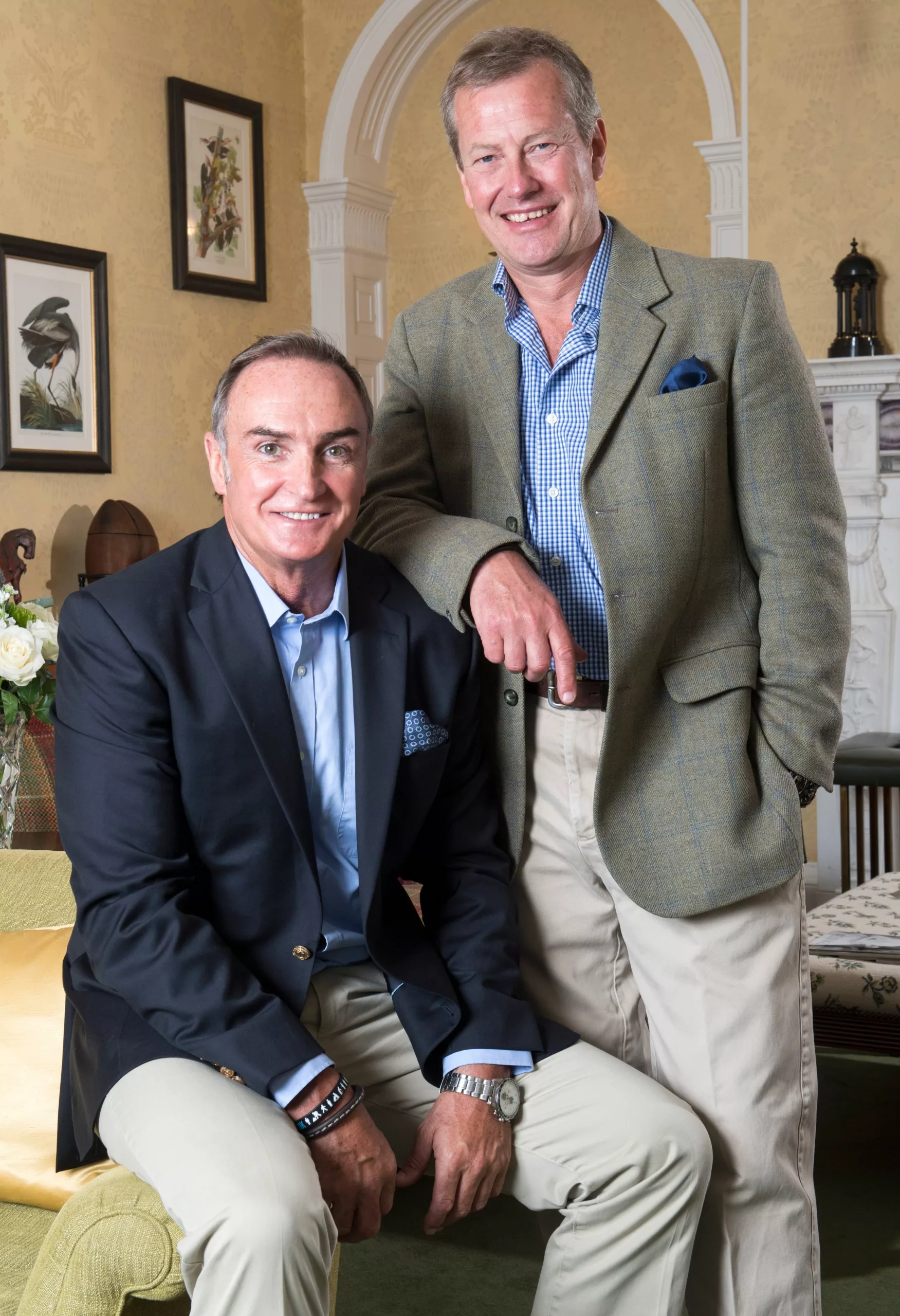 Lord Ivar Mountbatten and James Coyle pictured together