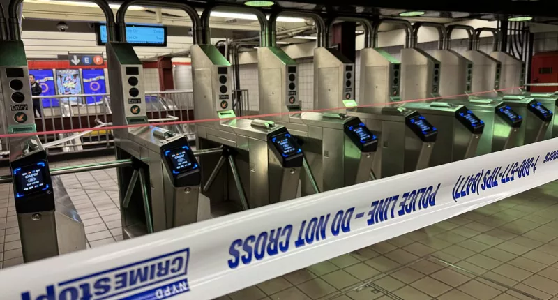Woman, 29, is critically injured after being shoved into train in NYU