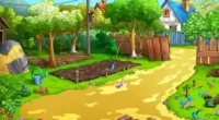 The clock is ticking, find the hidden broom in the image before time runs out