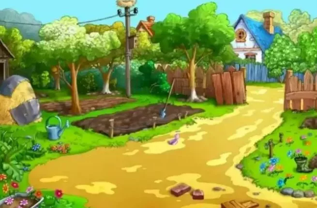 The clock is ticking, find the hidden broom in the image before time runs out
