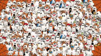 Try to find the ghosts reading books in less than 23 seconds, the clock is ticking...