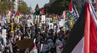 Antisemitic vandalism rocks capital as 100,000 protesters erupt in DC
