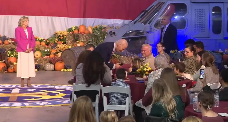 Biden slammed as he tells girl, 6, 'I love your EARS' at  an event