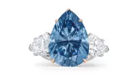Bleu Royal diamond sold for $44 million at Christie's auction in Geneva, Switzerland