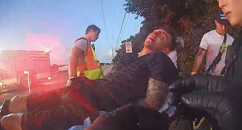 Bodycam shows Florida cops repeatedly tase injured car wreck passenger