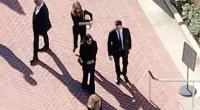 Cast of Friends unite in support of late co-stars family at his funeral