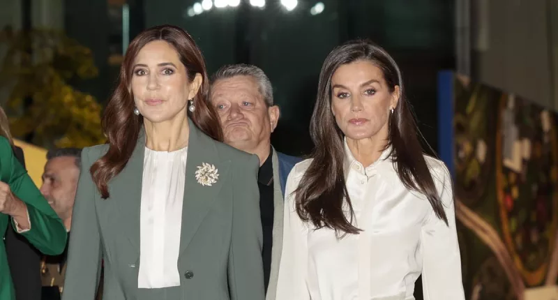 Crown Princess Mary keeps her poker face after rumours of an affair