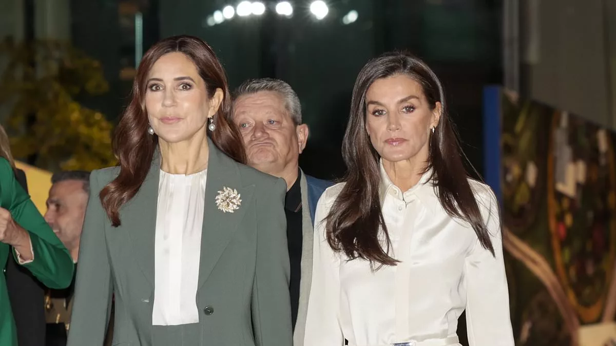 Crown Princess Mary keeps her poker face after rumours of an affair